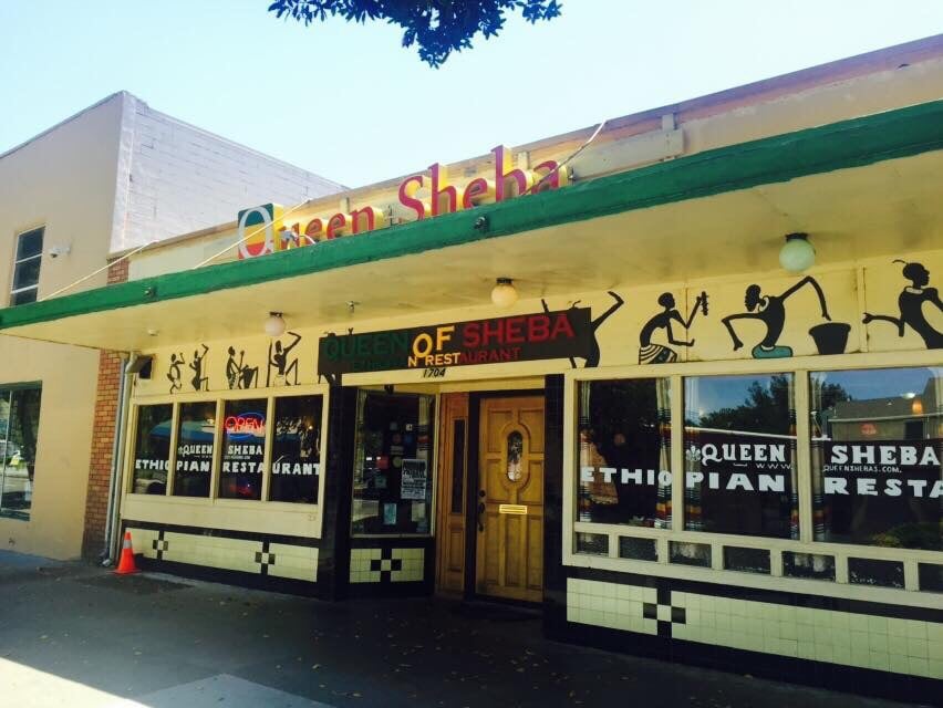 queen sheba restaurant front view