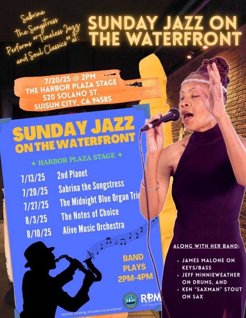 7-20-2025 Jazz on the Waterfront flyer