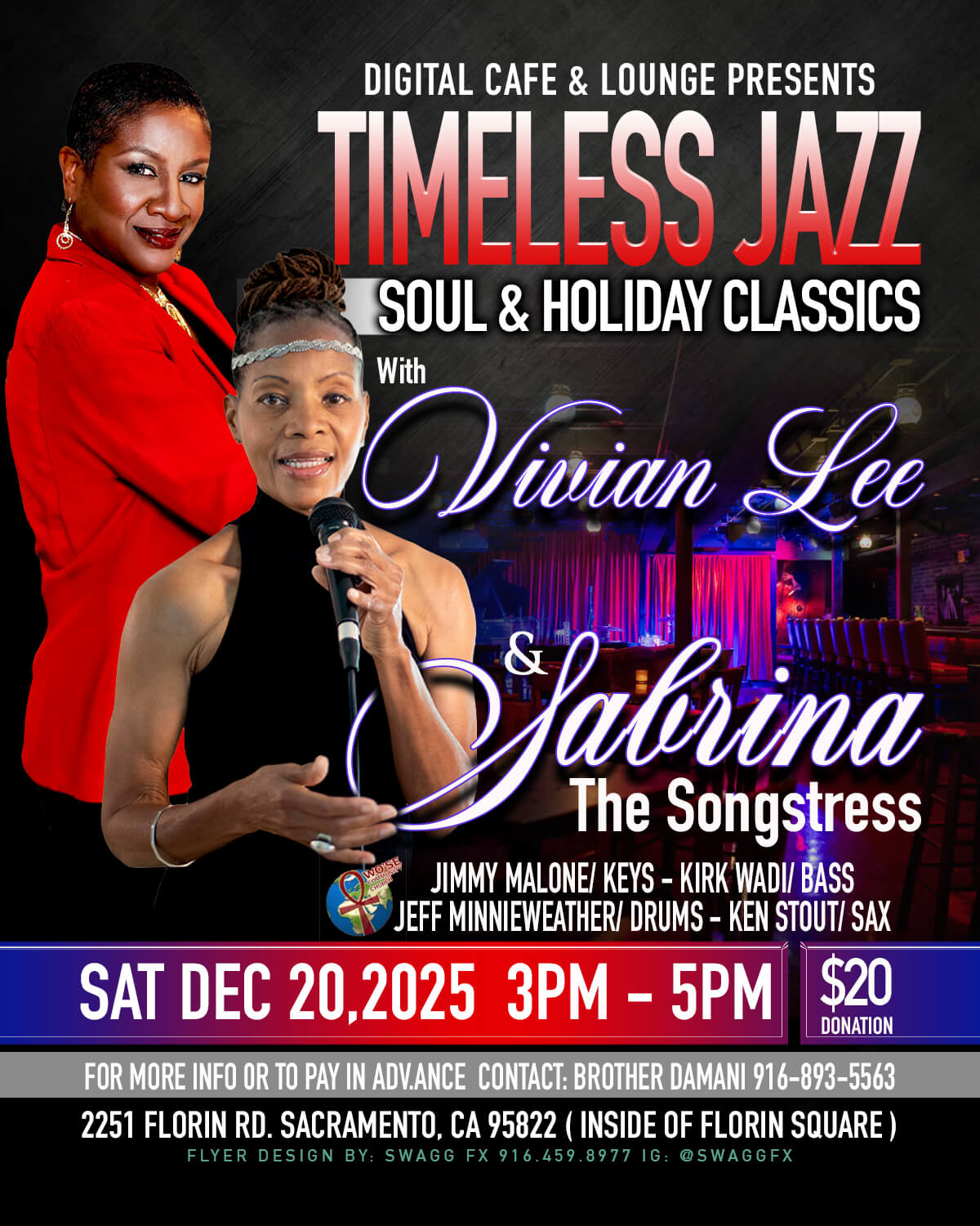 12-20-2025-Timeless Jazz flyer at Digital Cafe